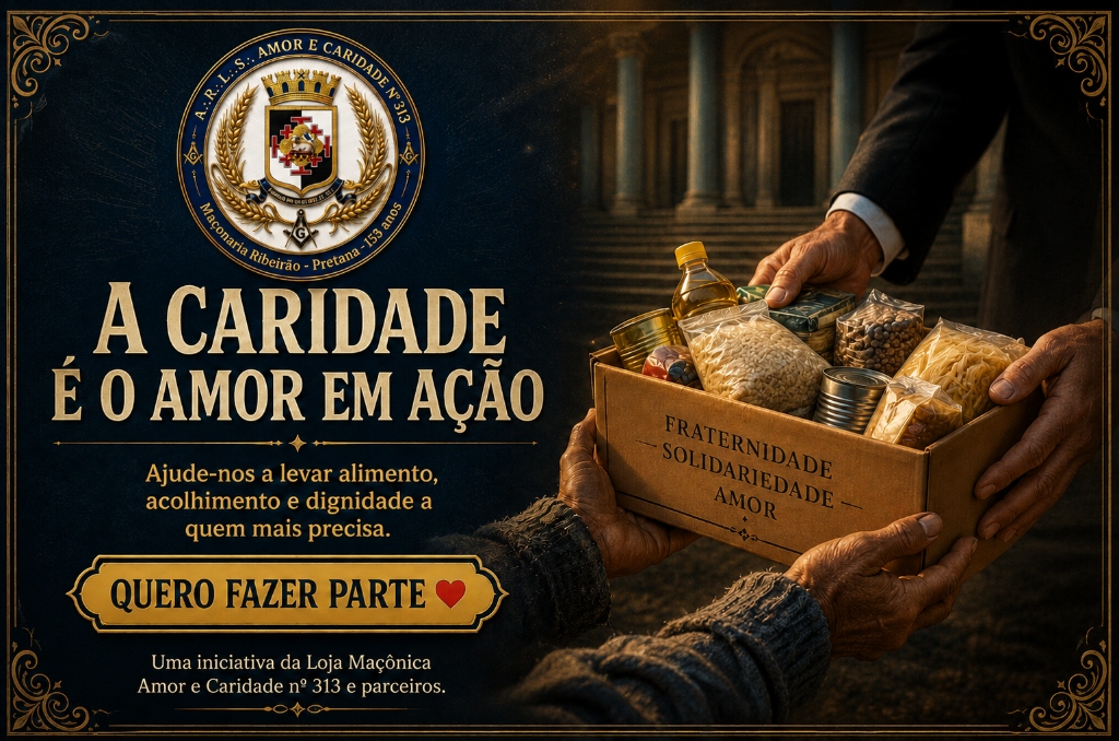 A Caridade é o Amor em Ação - ARLS Amor e Caridade 313