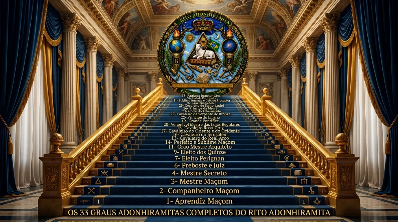 GRAUS FILOSÓFICOS DO RITO ADONHIRAMITA