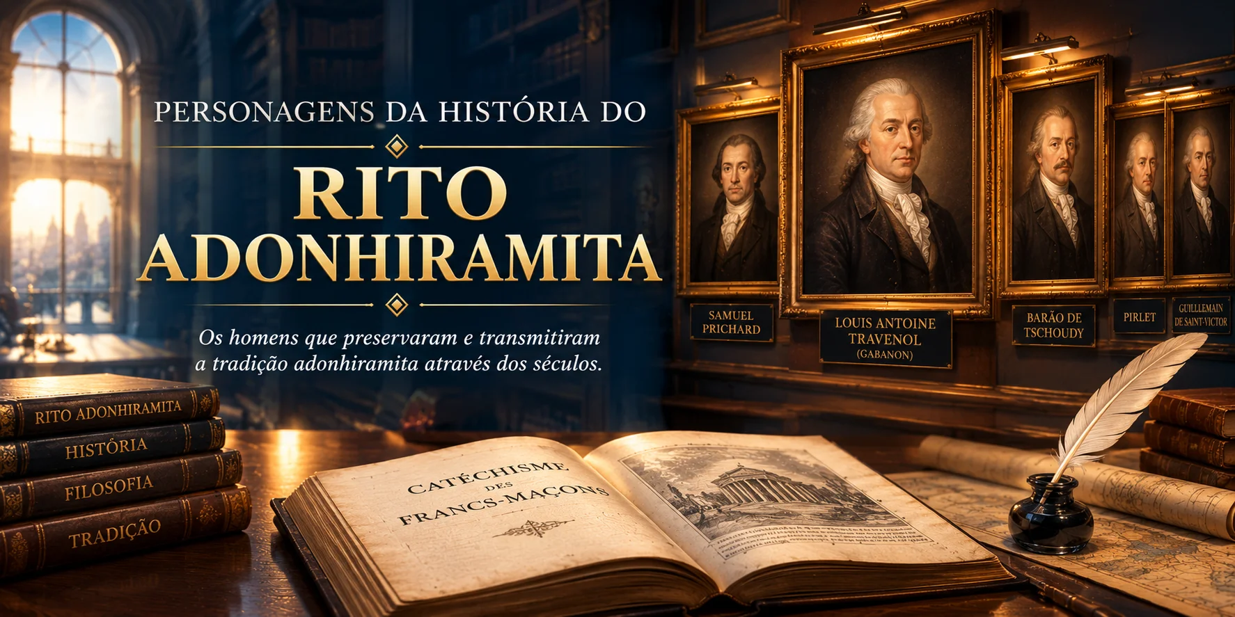 Personagens da História do Rito Adonhiramita